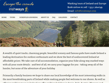 Tablet Screenshot of irishways.com